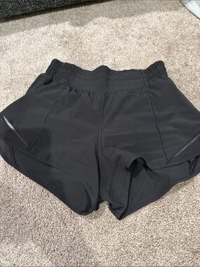 lululemon athletica Black High-Waist Run Shorts